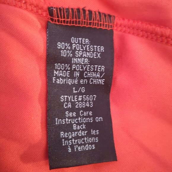 2 / $30.00 - Tattoo Ladies Orange Sleeveless Round Neck Fitted Dress - Picture 4 of 7